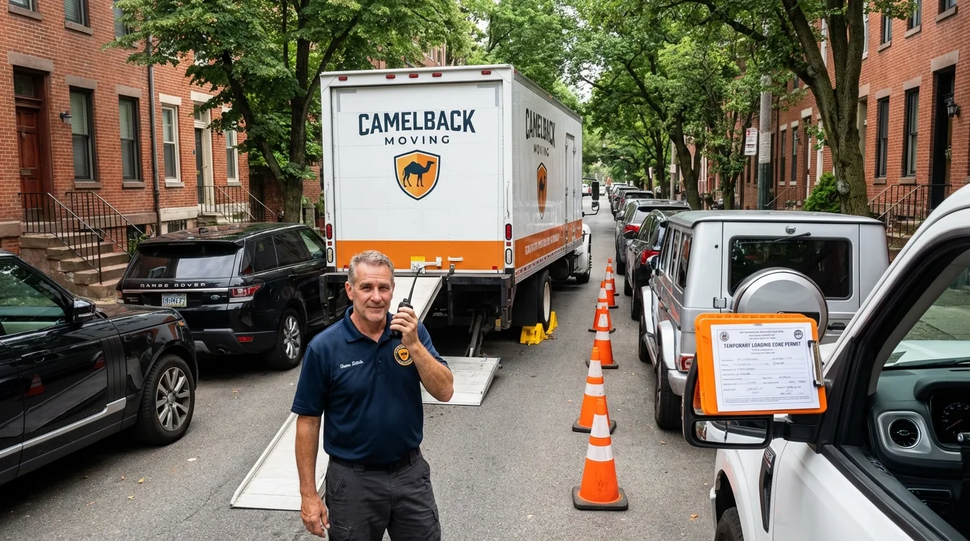 City street loading permit setup in Houlton, ME